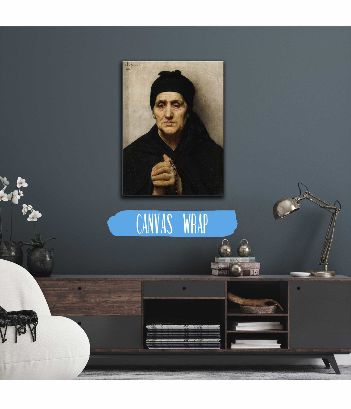 An Elderly Greek Woman by Jules Joseph Lefebvre