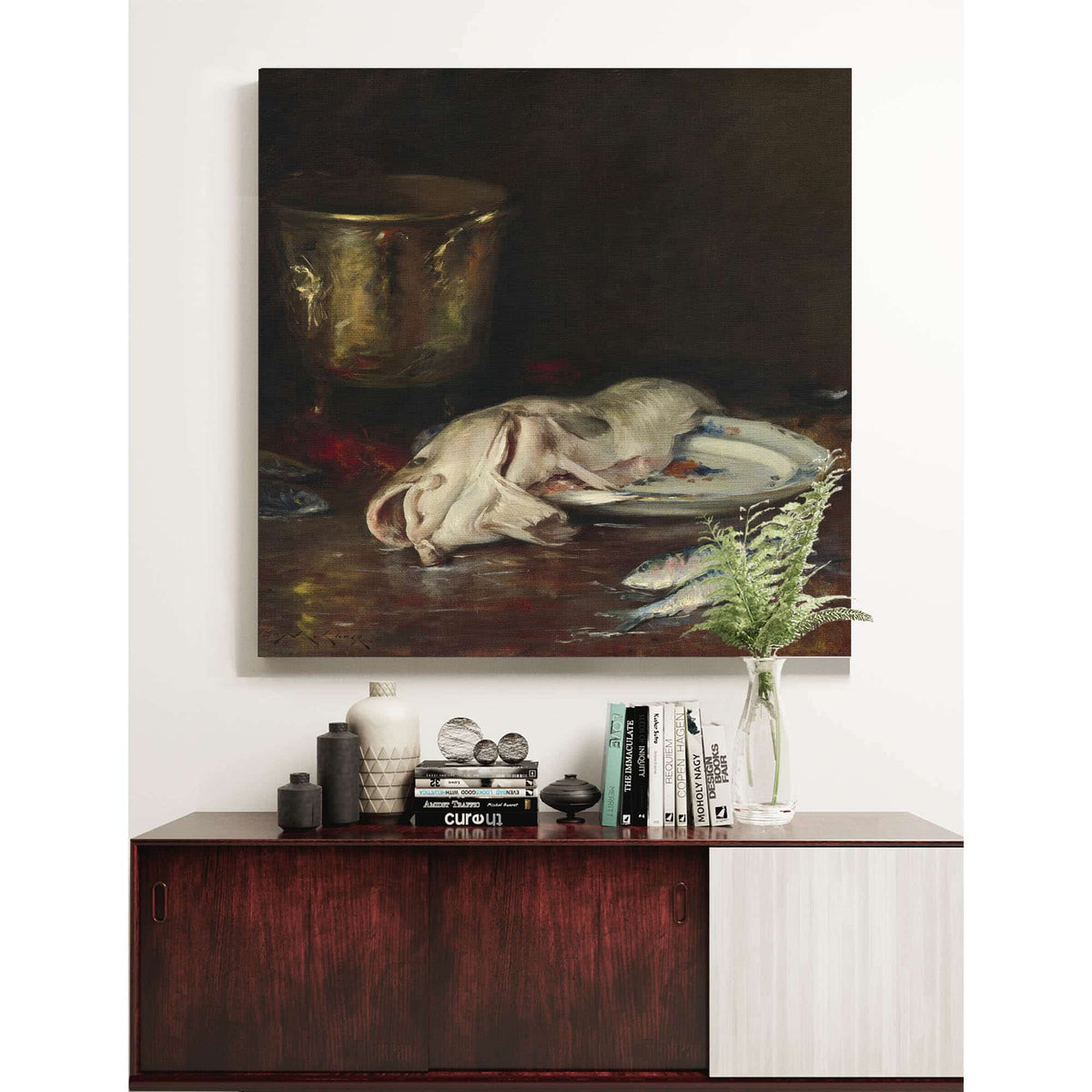 An English Cod by William Merritt Chase