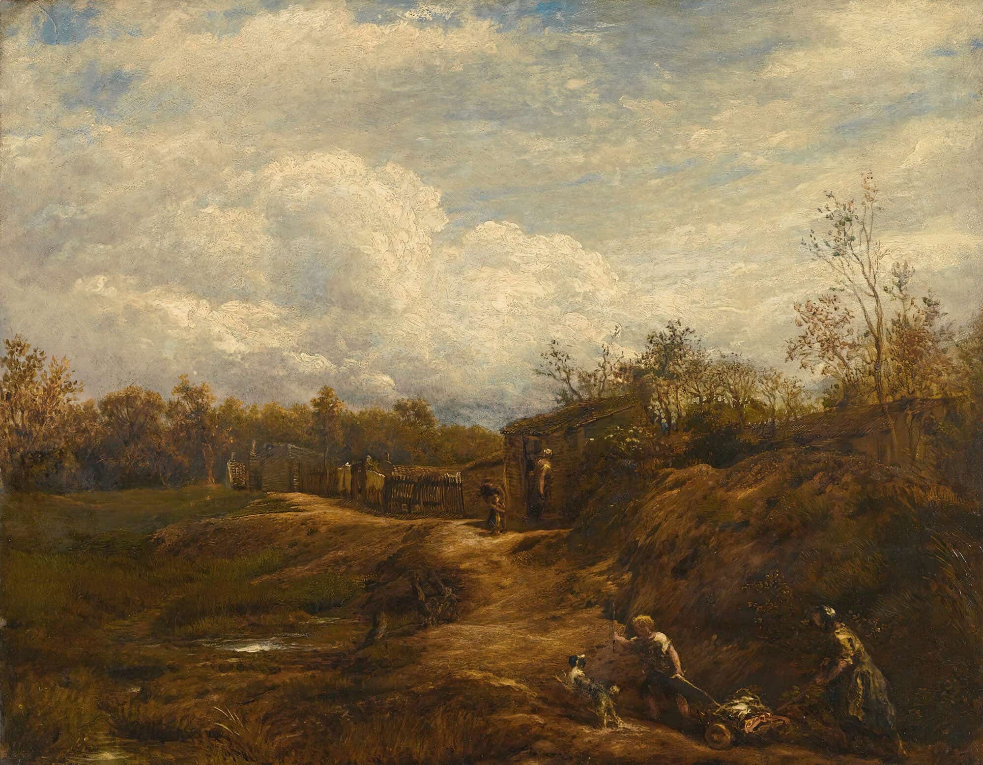 An English Landscape by John Linnell