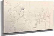 An Evening Party by Sir John Everett Millais
