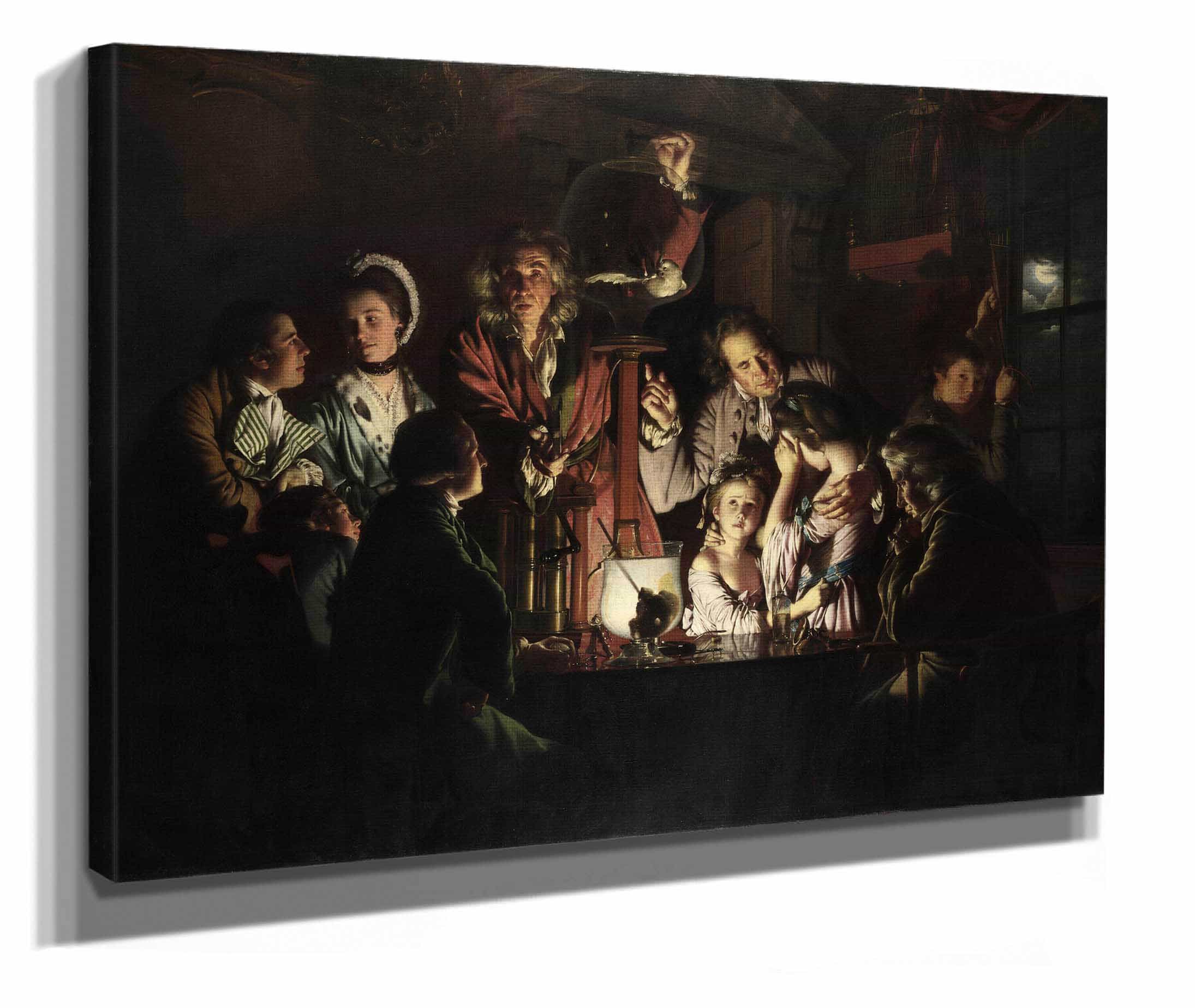 An Experiment On A Bird In An Air Pump by Joseph Wright Of Derby