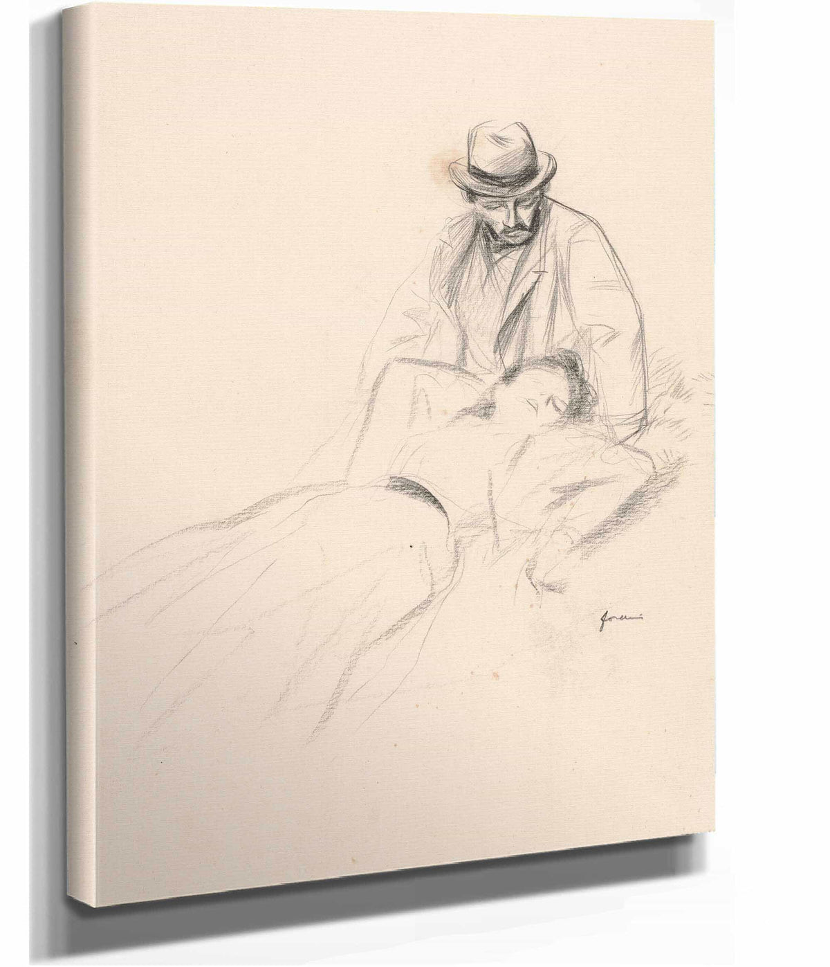 An Idyll Fourth Quarter S Or First Third S by Jean Louis Forain