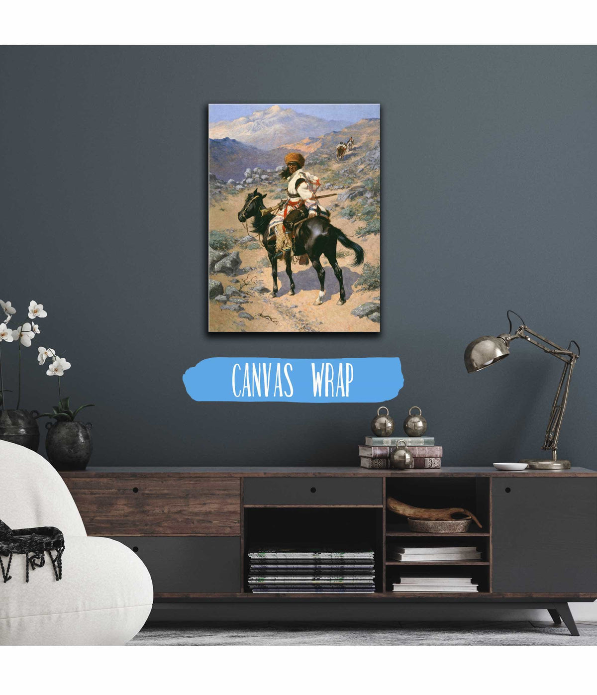 An Indian Trapper by Frederic Remington