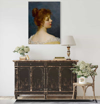 An Italian Beauty by Eugen Von Blaas