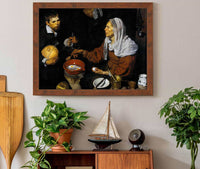 An Old Woman Cooking Eggs by Diego Velazquez