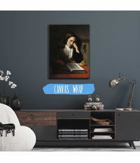 An Old Woman Dozing Over A Book by Nicolaes Maes