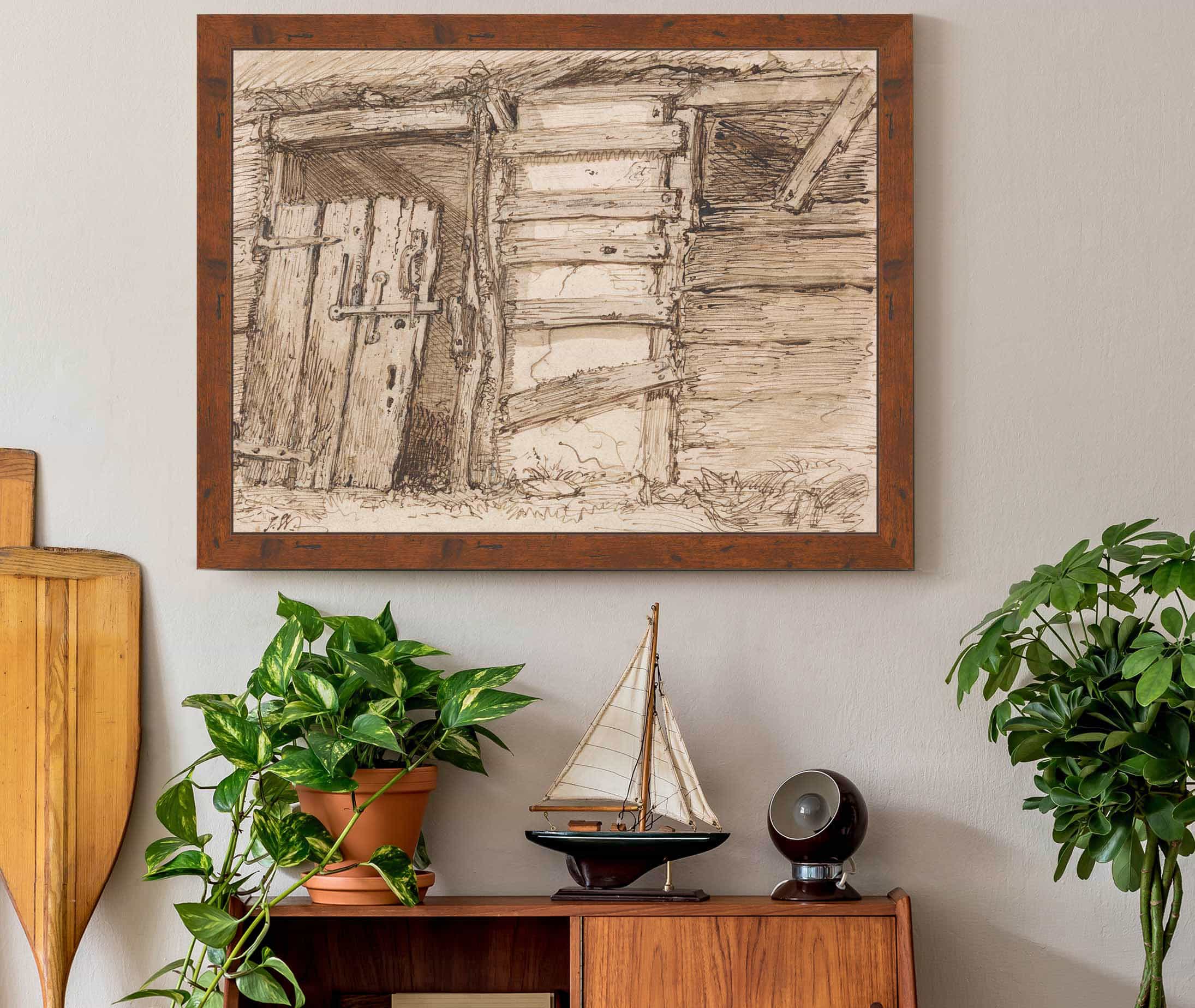 An Outhouse Wall by James Ward