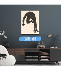 Anatomical Study Of The Neck Arm And Leg Muscles Of A Man In Silhouette  by Reijer Stolk