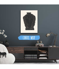 Anatomische Studie Van De Rugspieren Van Een Man In Silhouet by Reijer Stolk