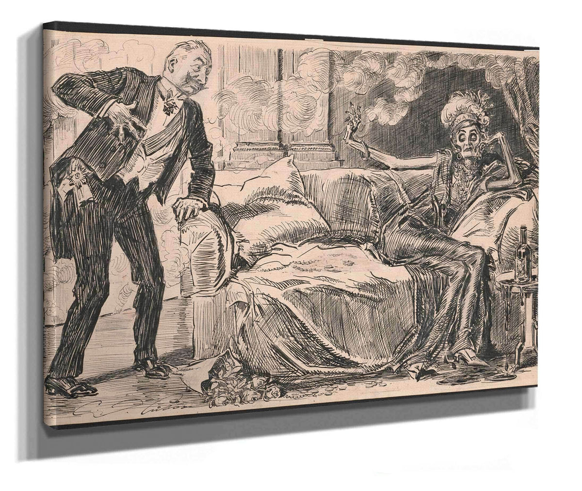 And The Fool He Called Her His Lady Fair by Charles Dana Gibson