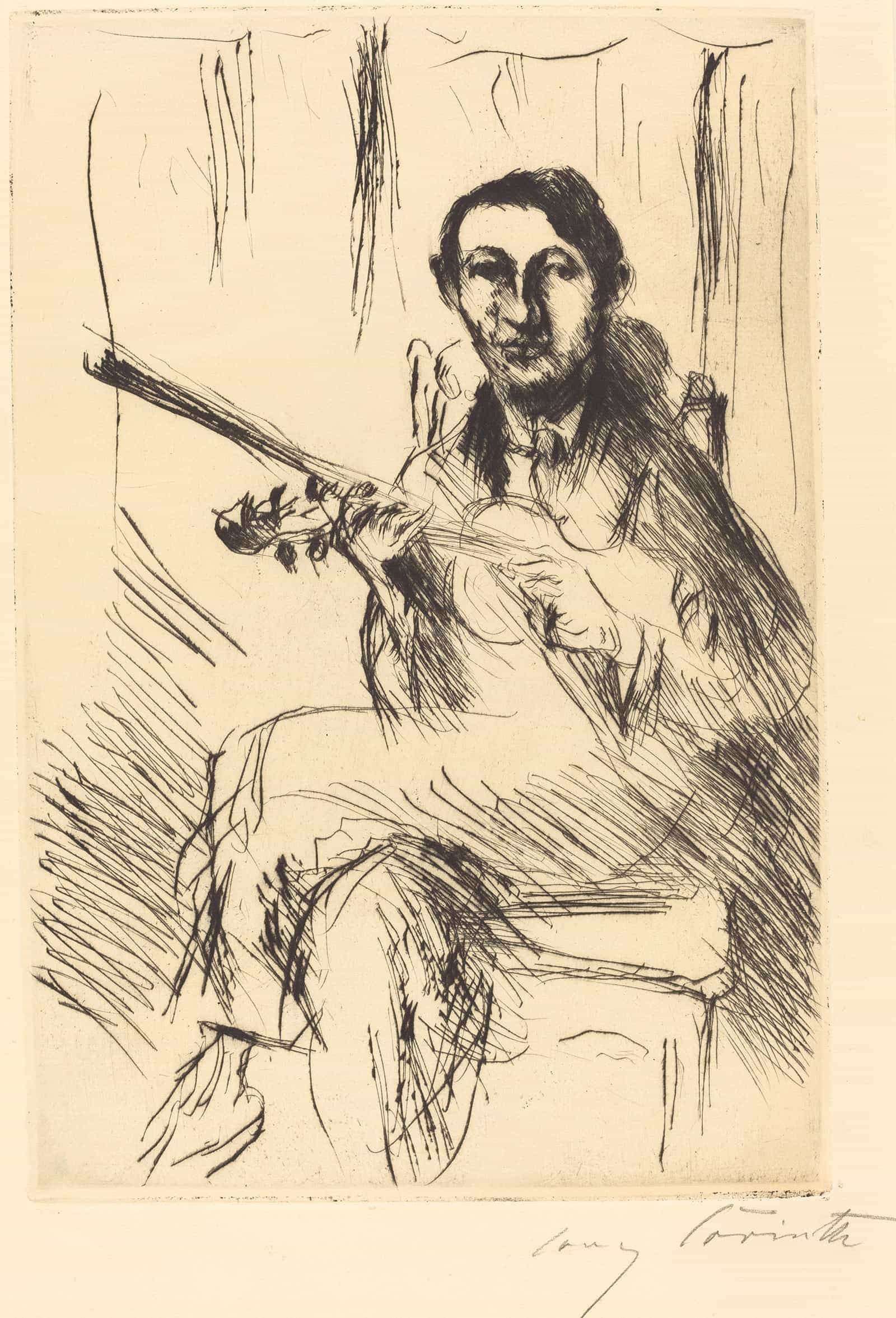 Andreas Weissgaerber I Bildnis Andreas Weissgaerber by Lovis Corinth