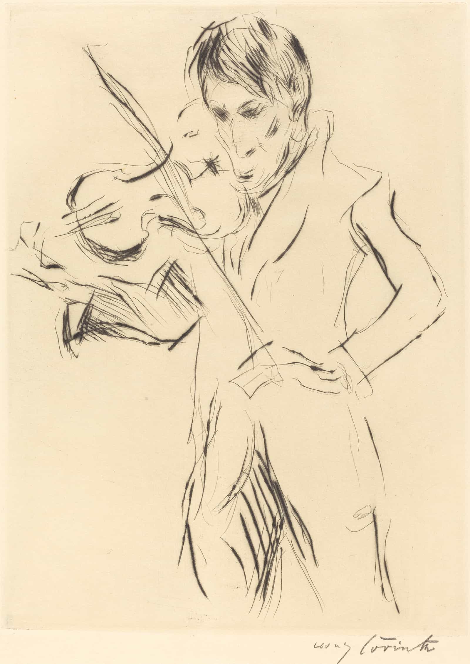 Andreas Weissgaerber Ii Bildnis Andreas Weissgaerber by Lovis Corinth