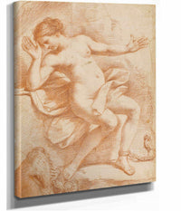 Andromeda Chained To A Rock Threatened By A Sea Monster by Guercino