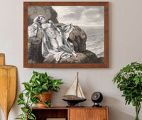 Andromeda Chained Up To A Rock by Christoffer Wilhelm Eckersberg