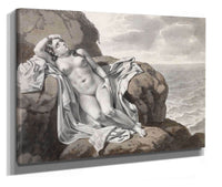 Andromeda Chained Up To A Rock by Christoffer Wilhelm Eckersberg