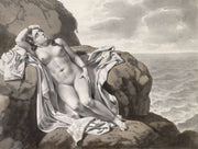 Andromeda Chained Up To A Rock by Christoffer Wilhelm Eckersberg