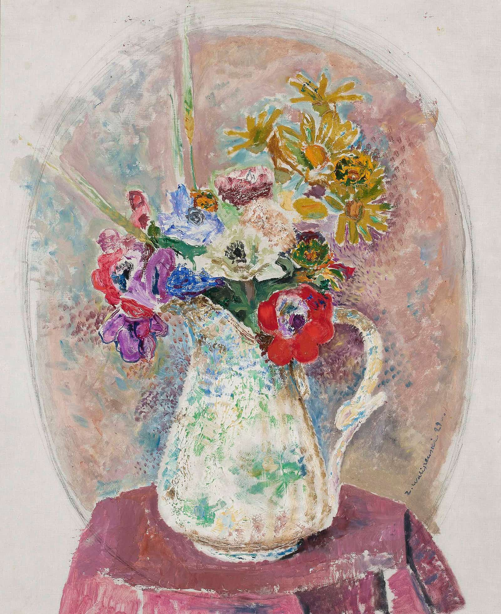 Anemones by Zygmunt Waliszewski