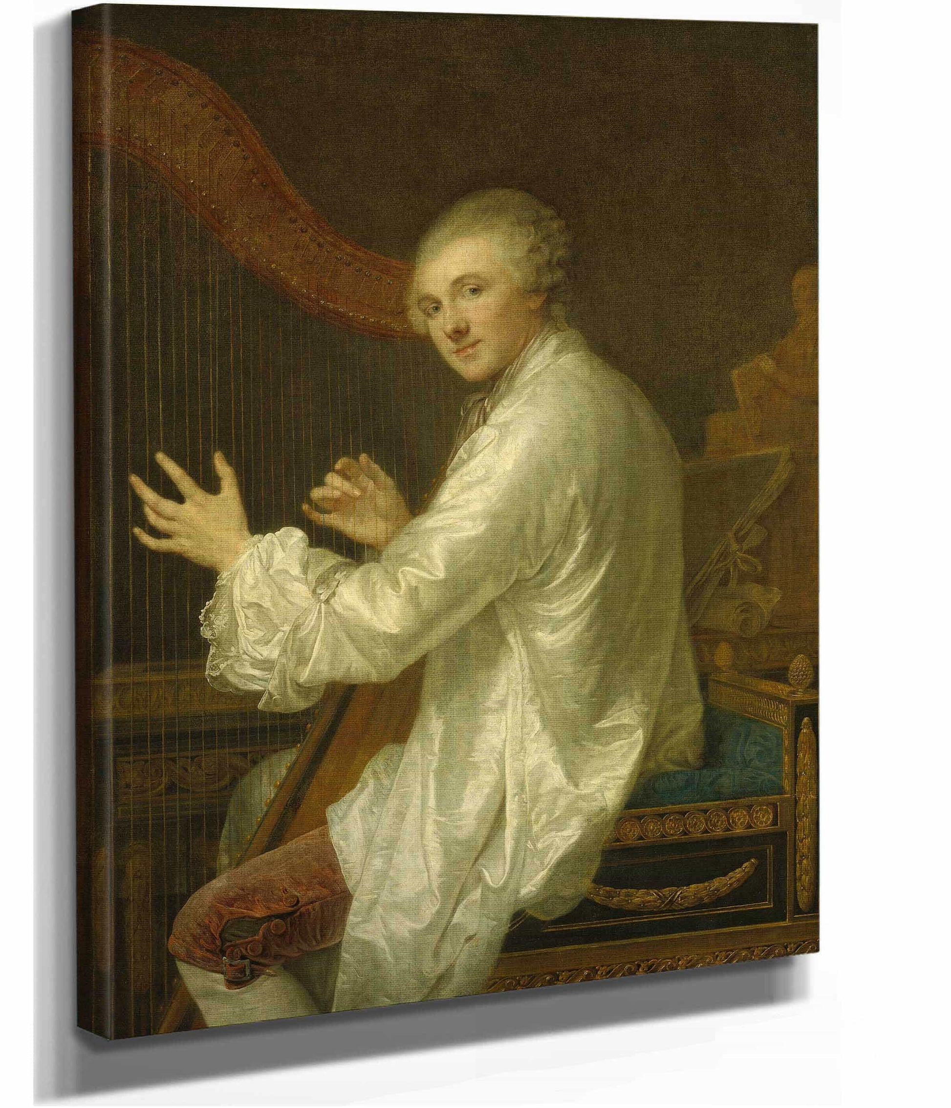 Ange Laurent De La Live De Jully Probably by Jean Baptiste Greuze