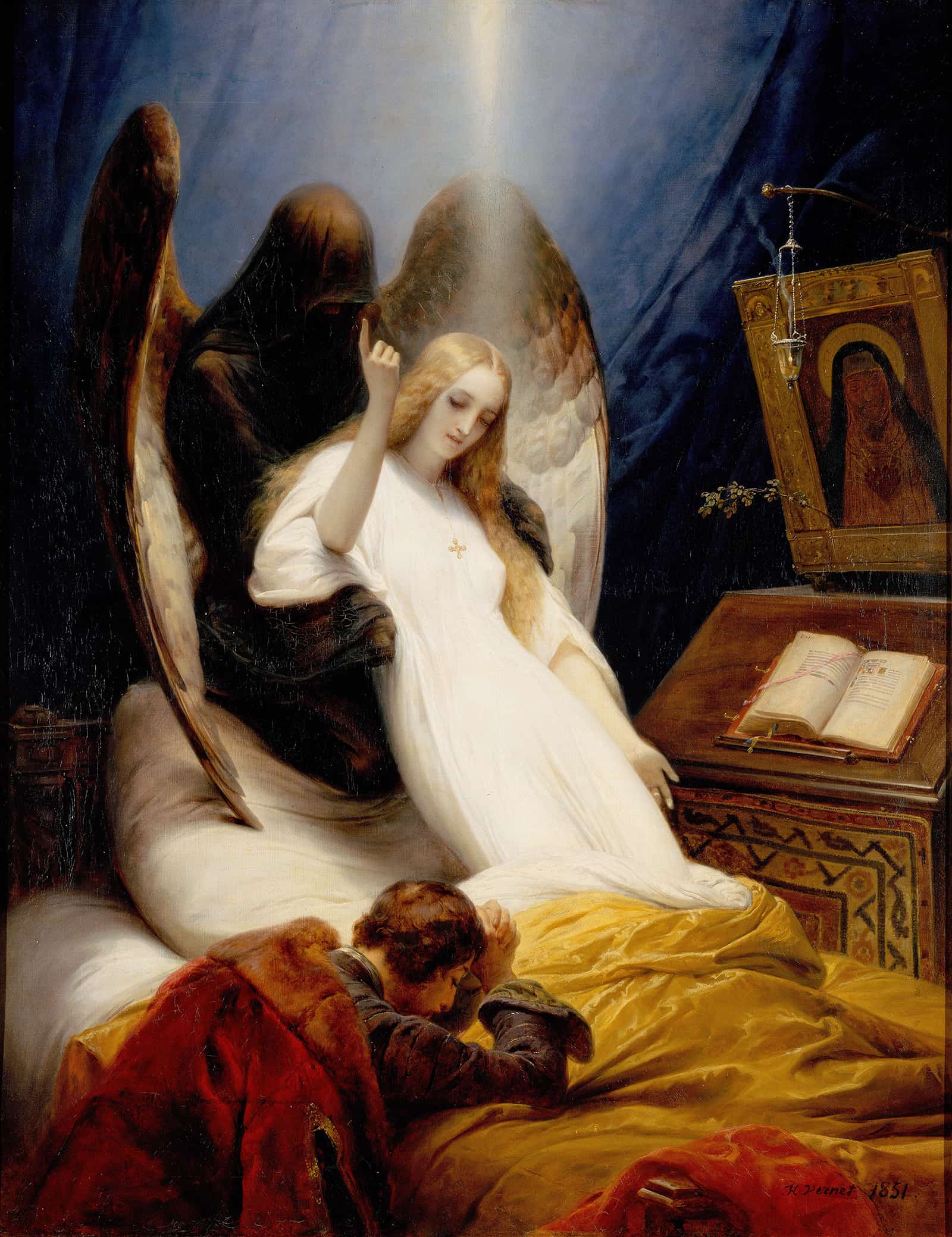 Angel Of The Death by Horace Vernet