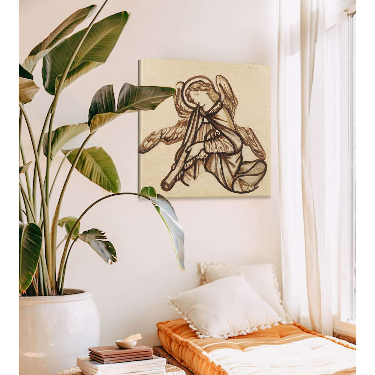 Angel Playing A Horn by Sir Edward Coley Burne Jones