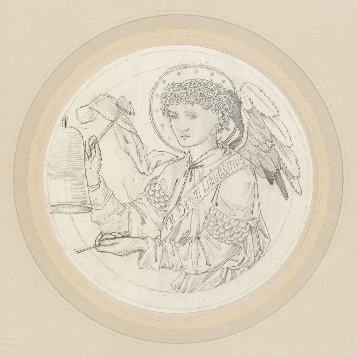 Angel Playing On Bells  by Sir Edward Coley Burne Jones