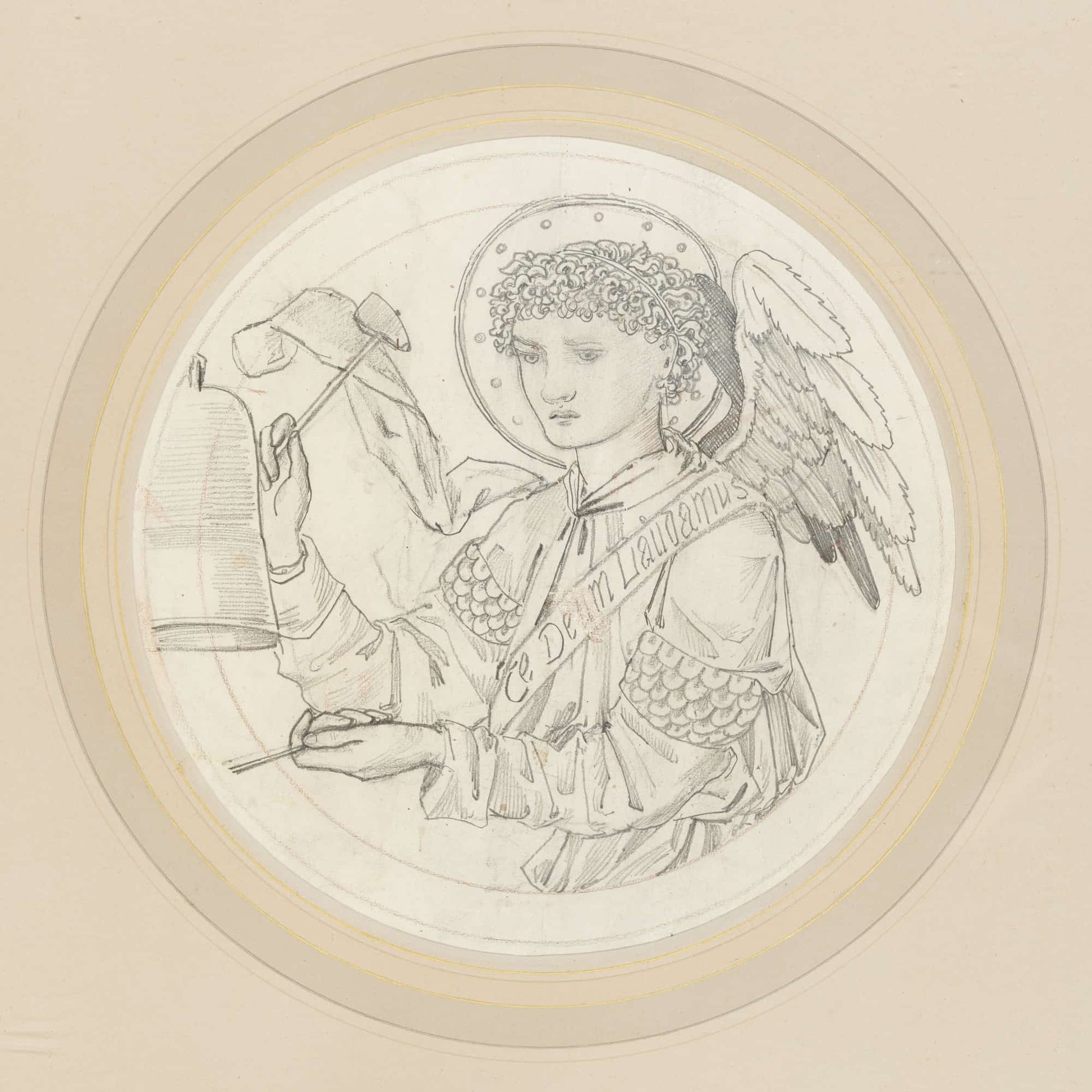 Angel Playing On Bells  by Sir Edward Coley Burne Jones