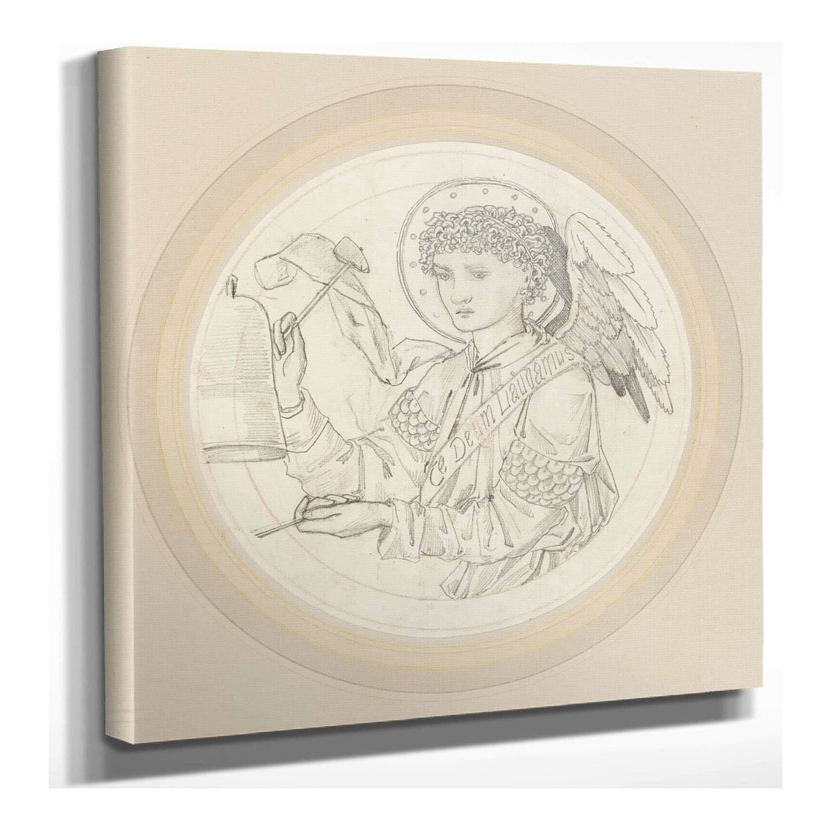 Angel Playing On Bells  by Sir Edward Coley Burne Jones