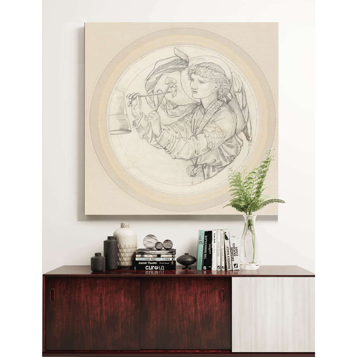 Angel Playing On Bells  by Sir Edward Coley Burne Jones