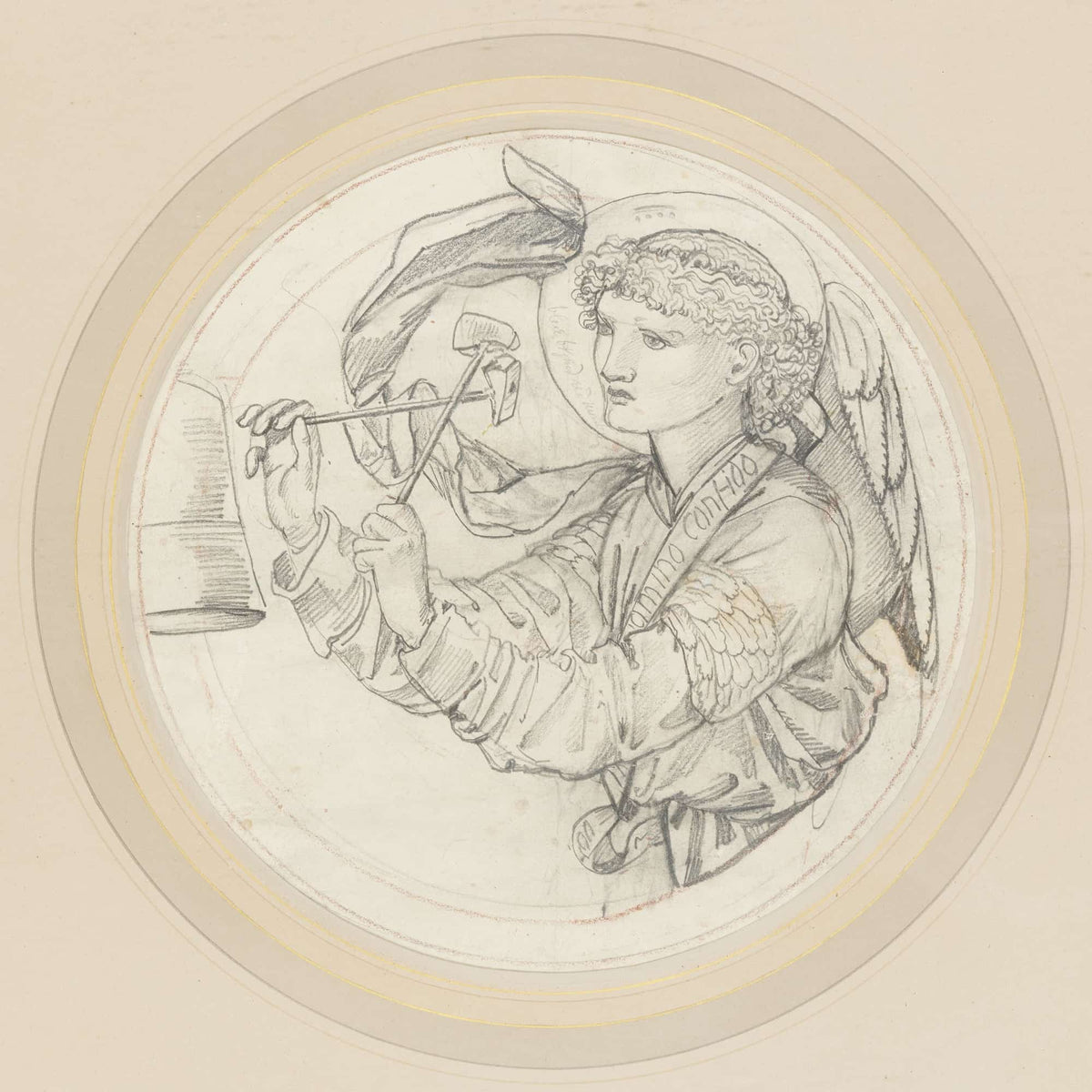 Angel Playing On Bells  by Sir Edward Coley Burne Jones