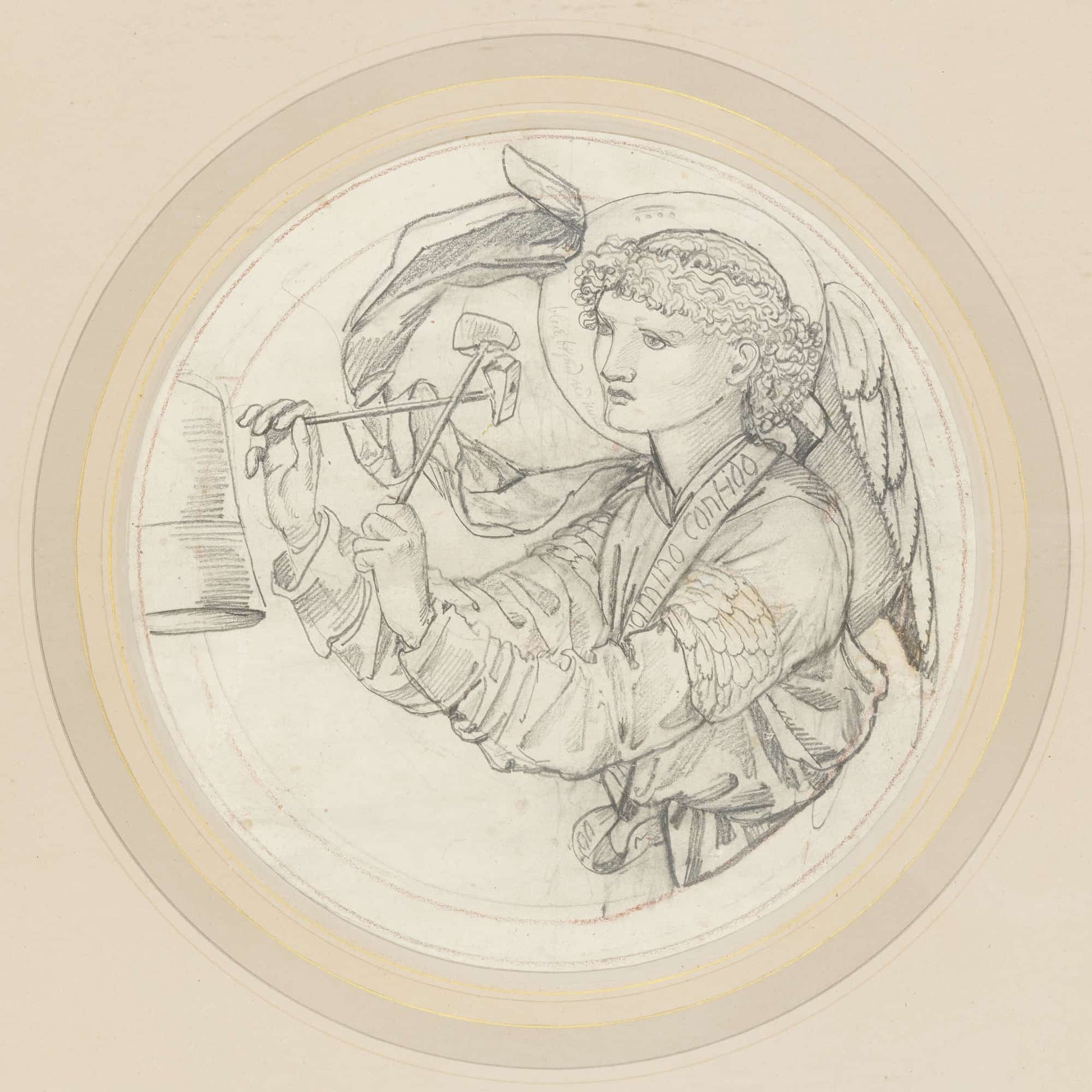 Angel Playing On Bells  by Sir Edward Coley Burne Jones