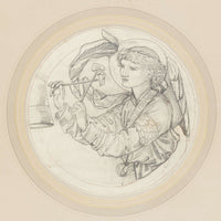 Angel Playing On Bells  by Sir Edward Coley Burne Jones