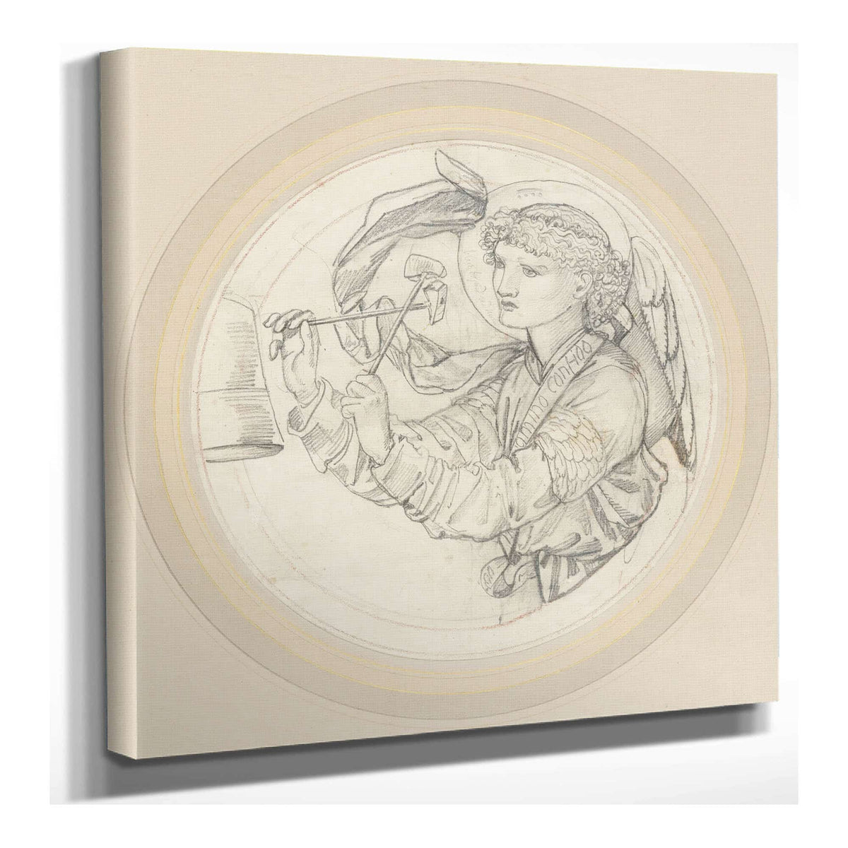 Angel Playing On Bells  by Sir Edward Coley Burne Jones