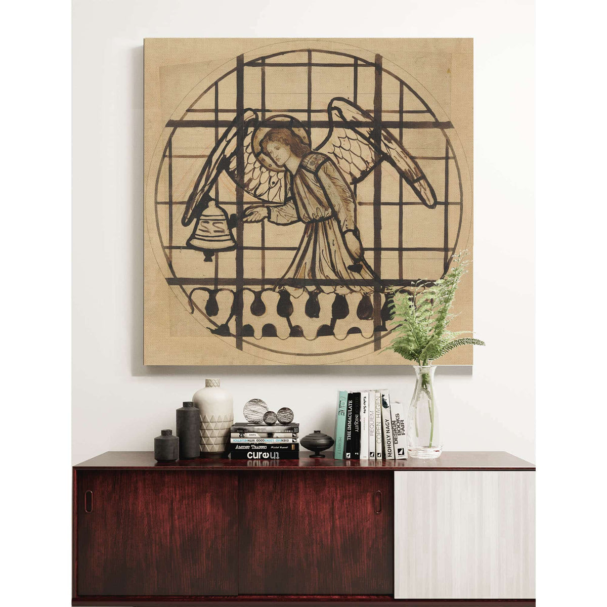 Angel Playing On Bells  by Sir Edward Coley Burne Jones