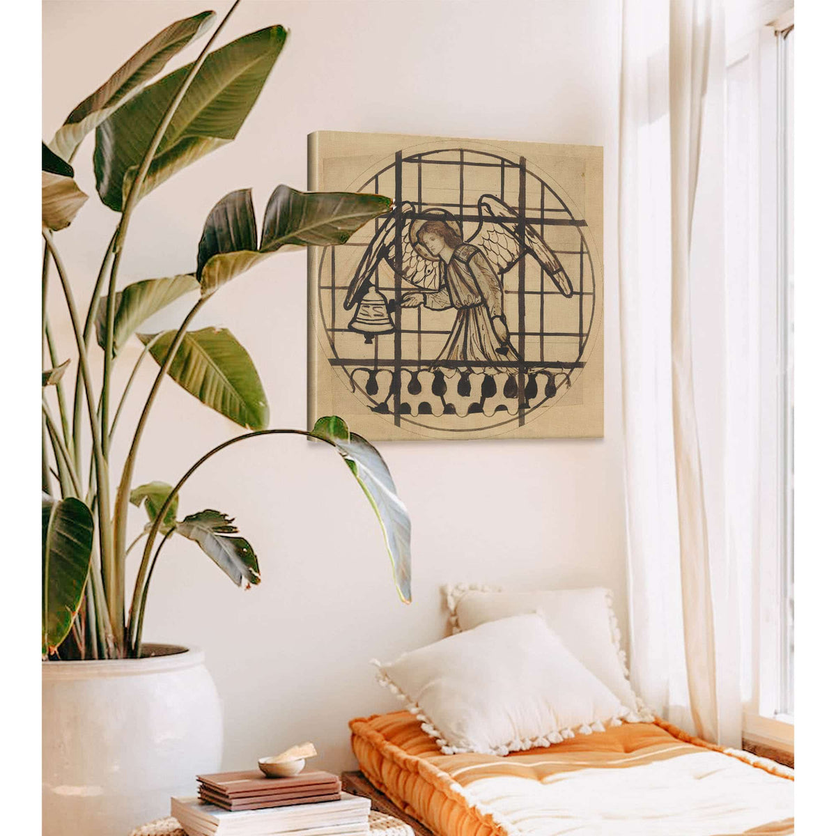 Angel Playing On Bells  by Sir Edward Coley Burne Jones