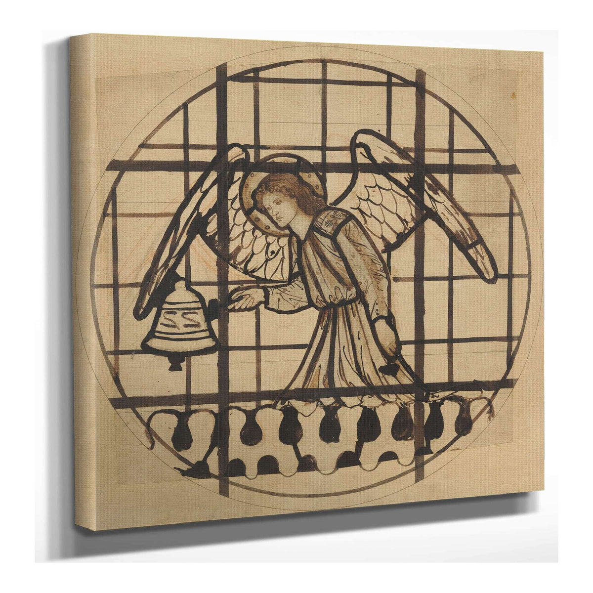 Angel Playing On Bells  by Sir Edward Coley Burne Jones