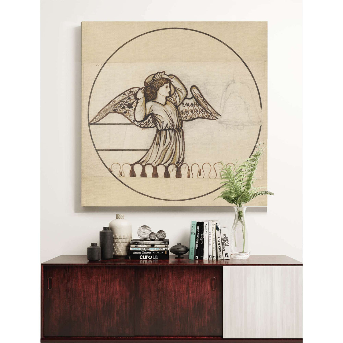 Angel Playing On Bells  by Sir Edward Coley Burne Jones