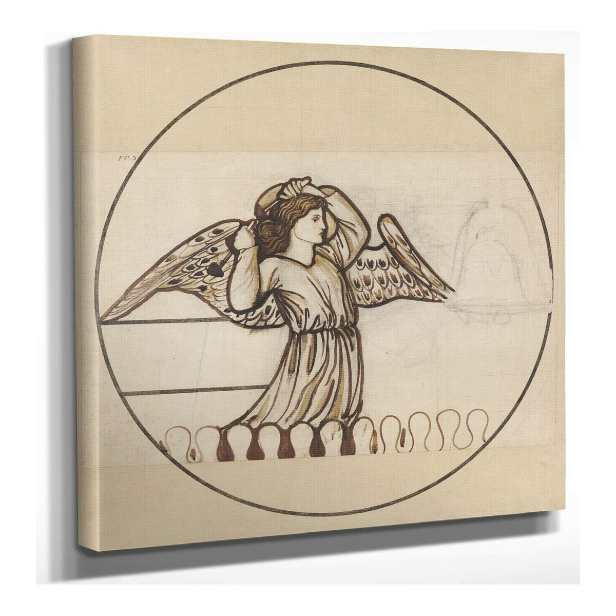 Angel Playing On Bells  by Sir Edward Coley Burne Jones