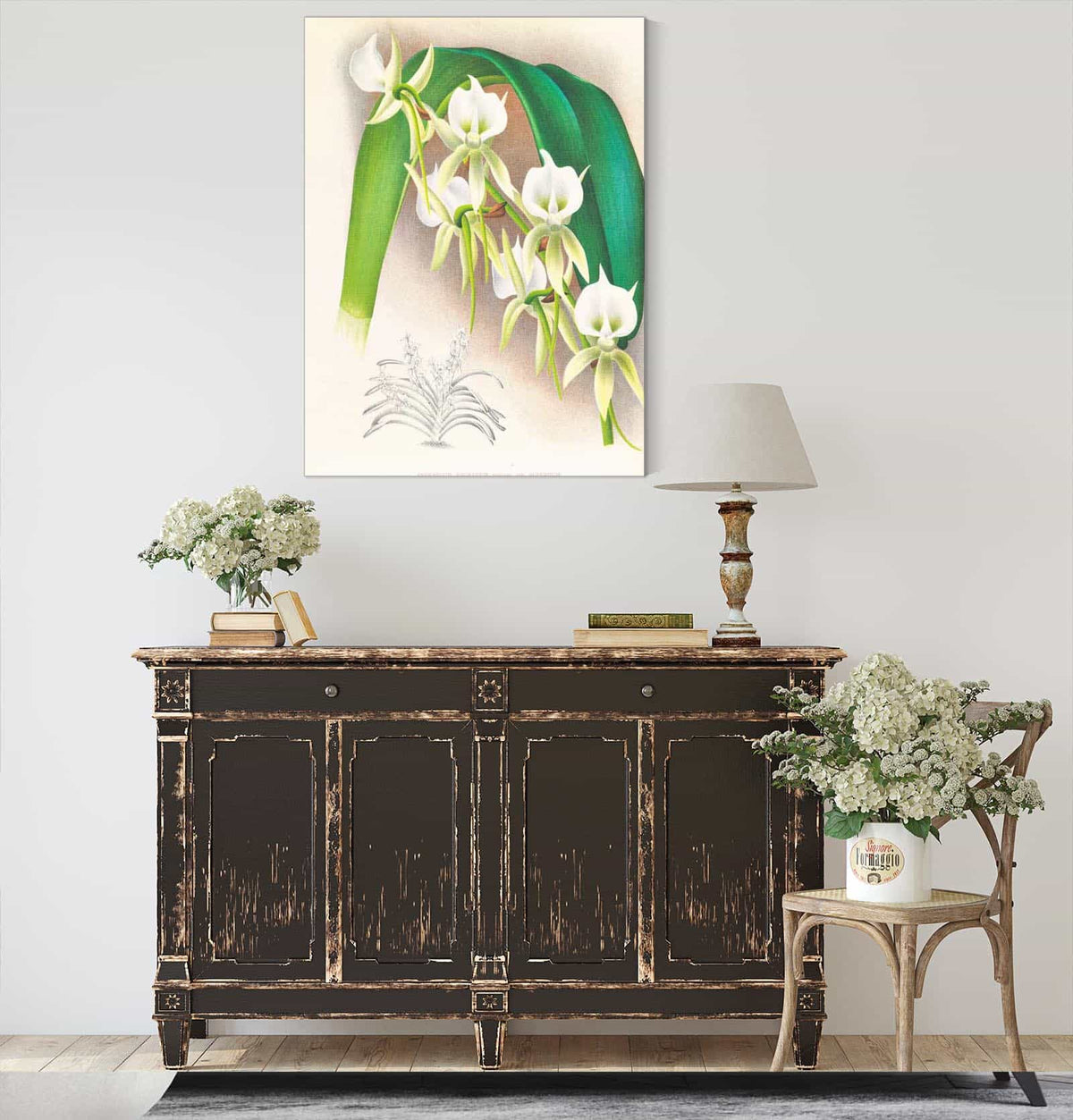 Angraecum Eburneum Var Superbum by Jean Jules Linden