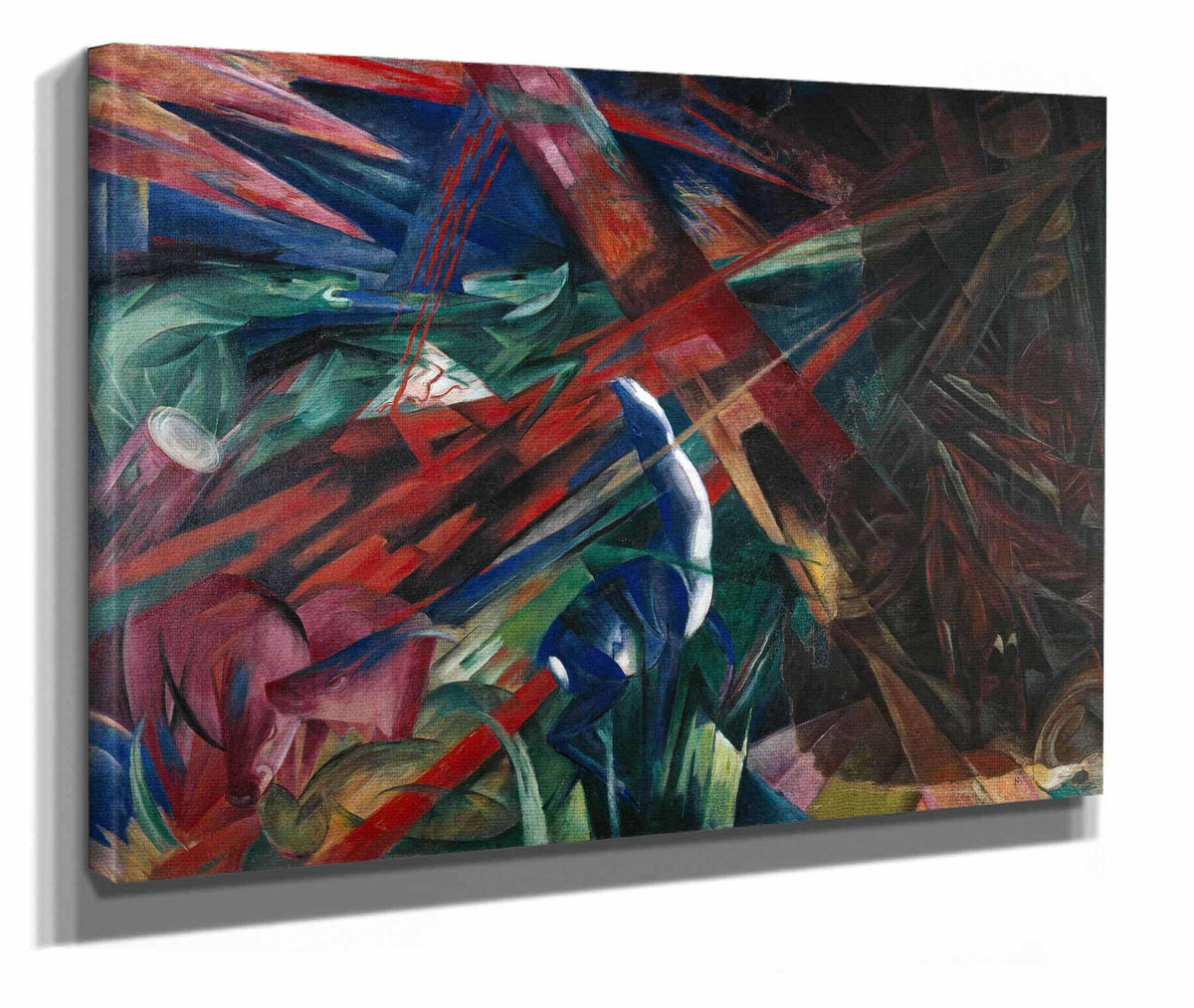 Animal Destinies The Trees Showed Their Rings The Animals Their Veins by Franz Marc