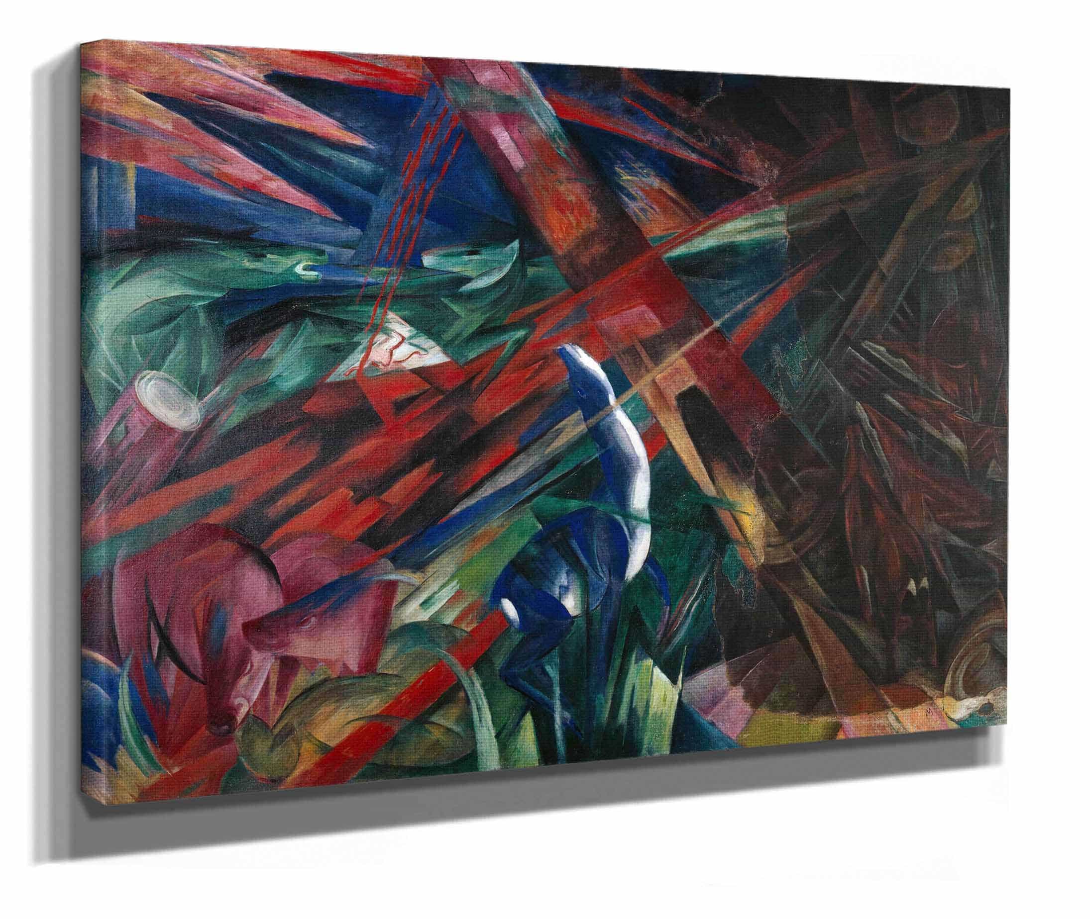 Animal Destinies The Trees Showed Their Rings The Animals Their Veins by Franz Marc