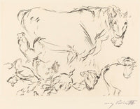 Animal Studies Verschiedene Tierstudien by Lovis Corinth
