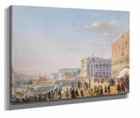 Ankunft Franz Joseph Und Elisabeth In Venedig by Ippolito Caffi