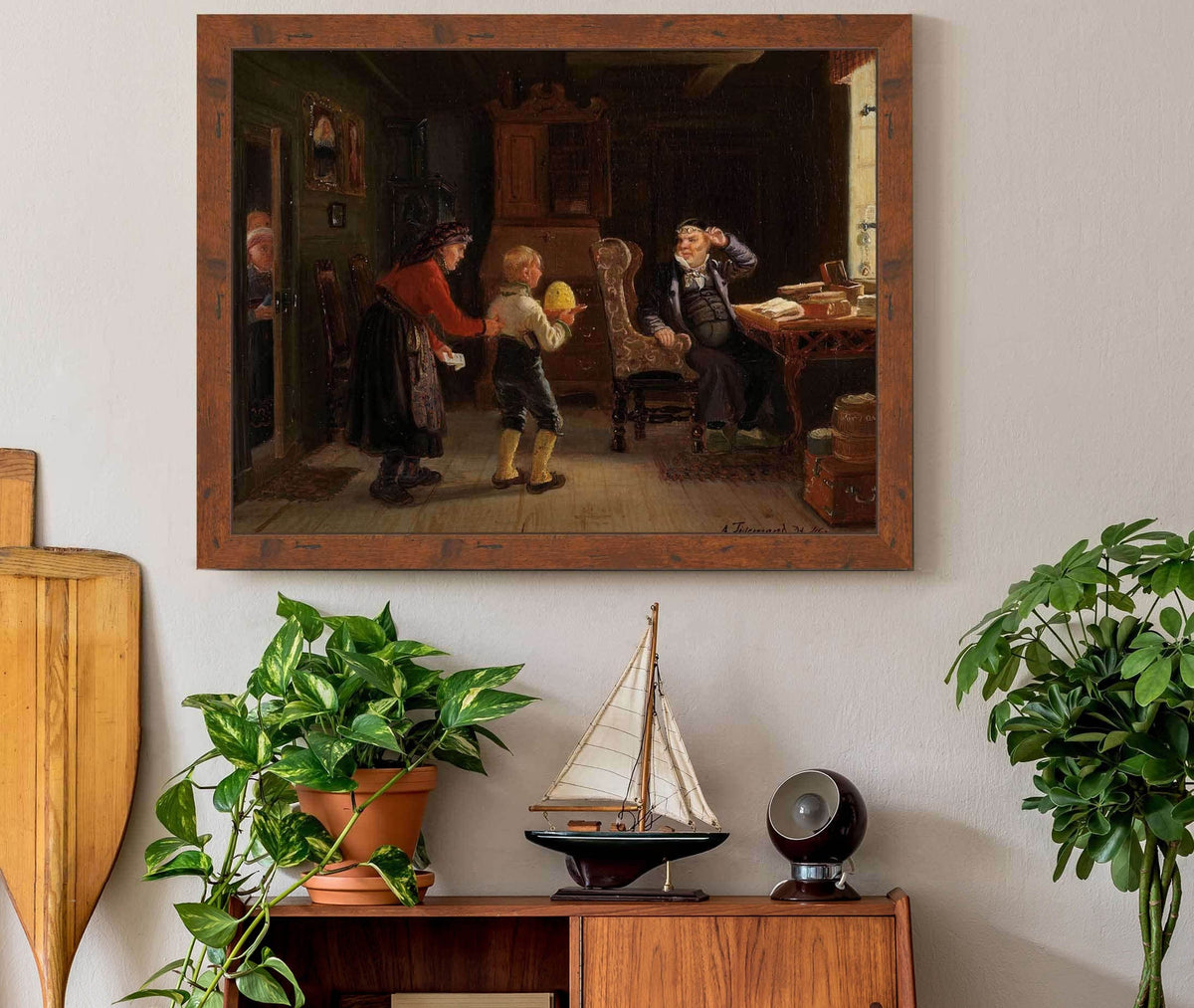 Anmeldelse Til Konfirmasjon by Adolph Tidemand