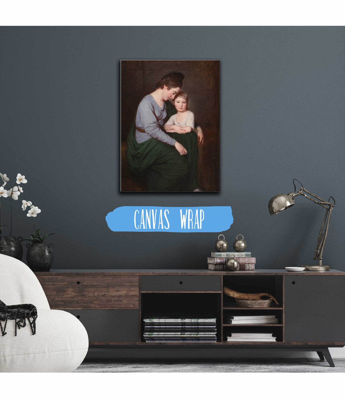 Ann Wilson With Her Daughter Sybil by George Romney