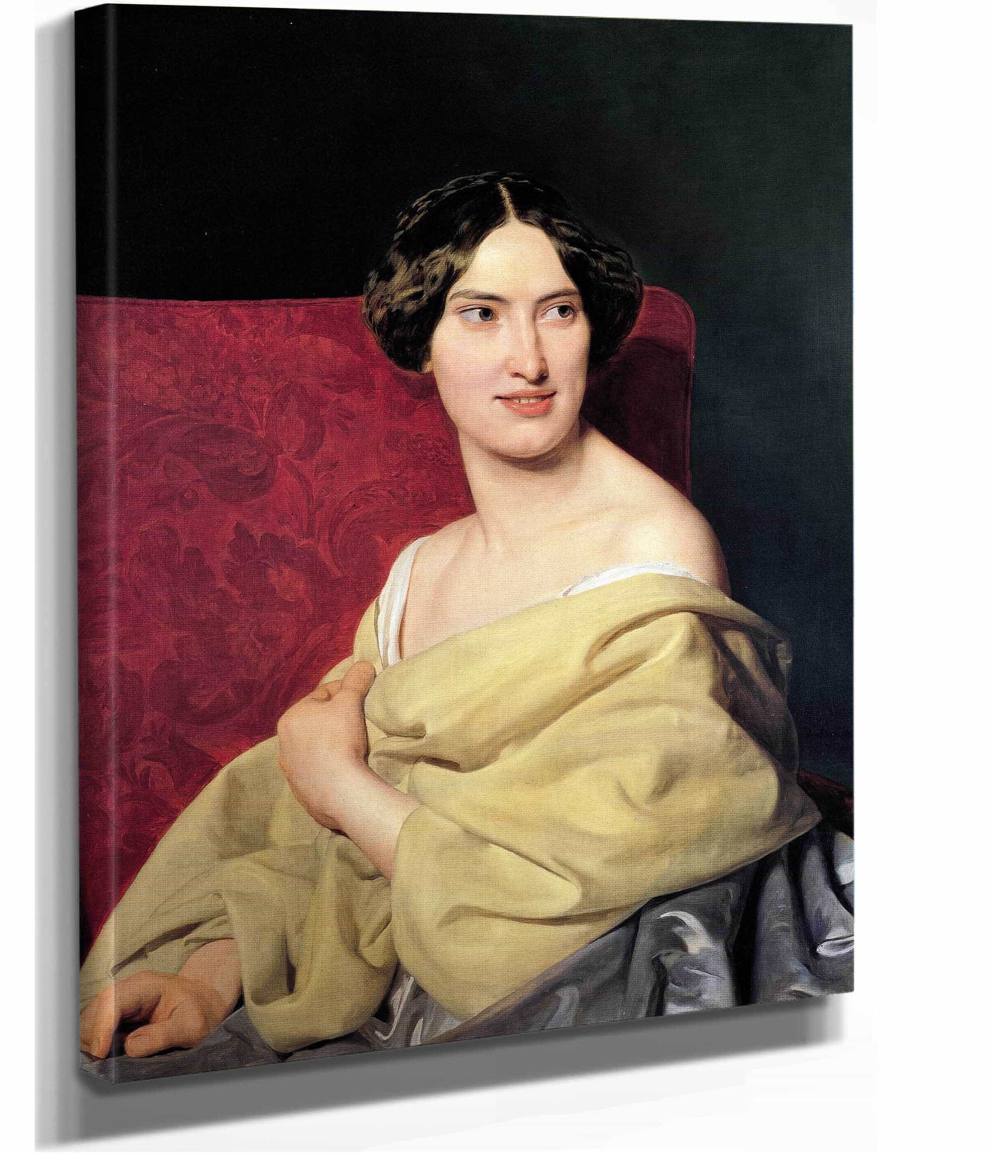 Anna Bayer The Artists Second Wife by Ferdinand Georg Waldmuller