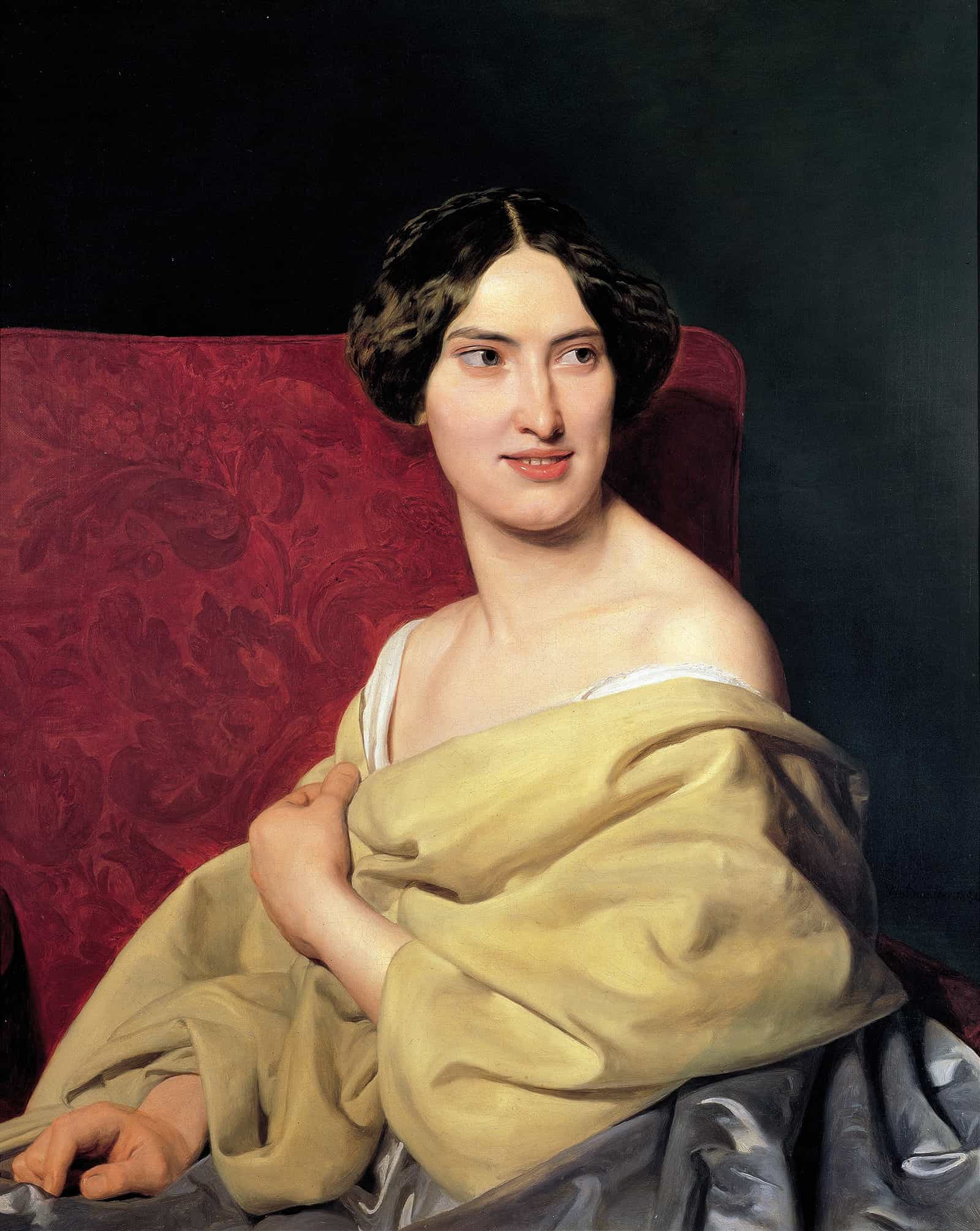 Anna Bayer The Artists Second Wife by Ferdinand Georg Waldmuller