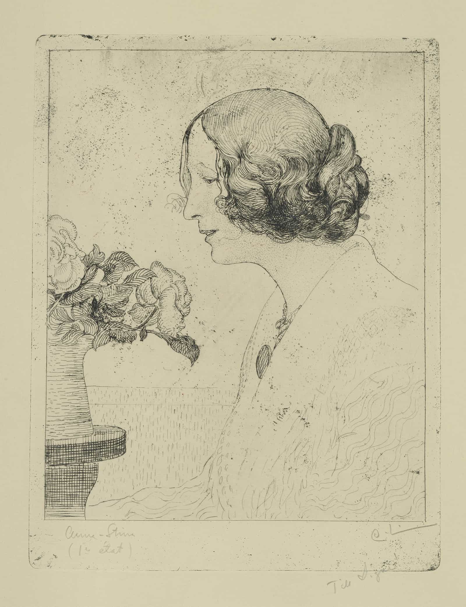 Anna Stina Alkman by Carl Larsson