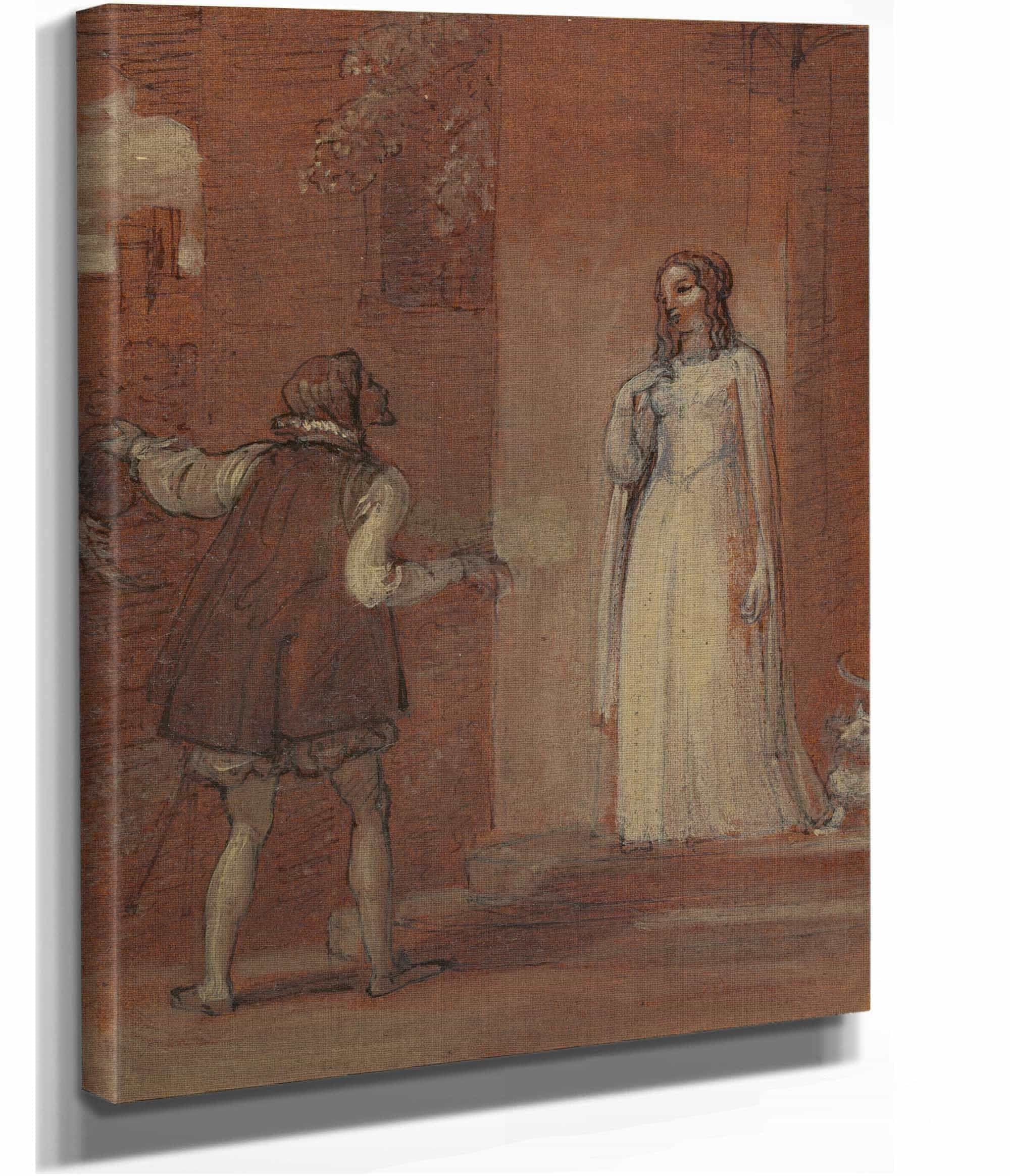 Anne Page And Slender by Robert Smirke