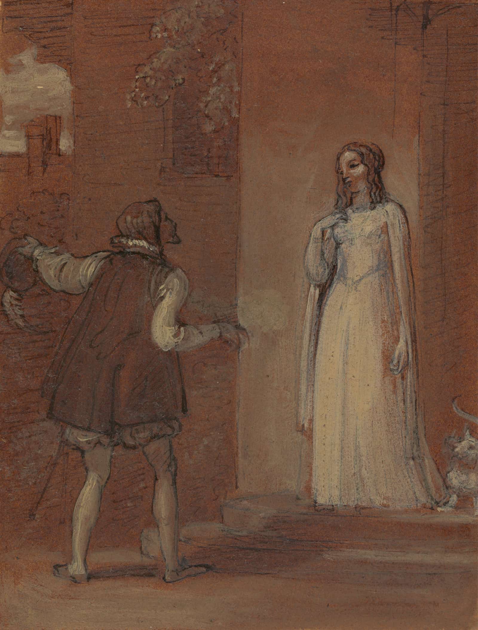 Anne Page And Slender by Robert Smirke