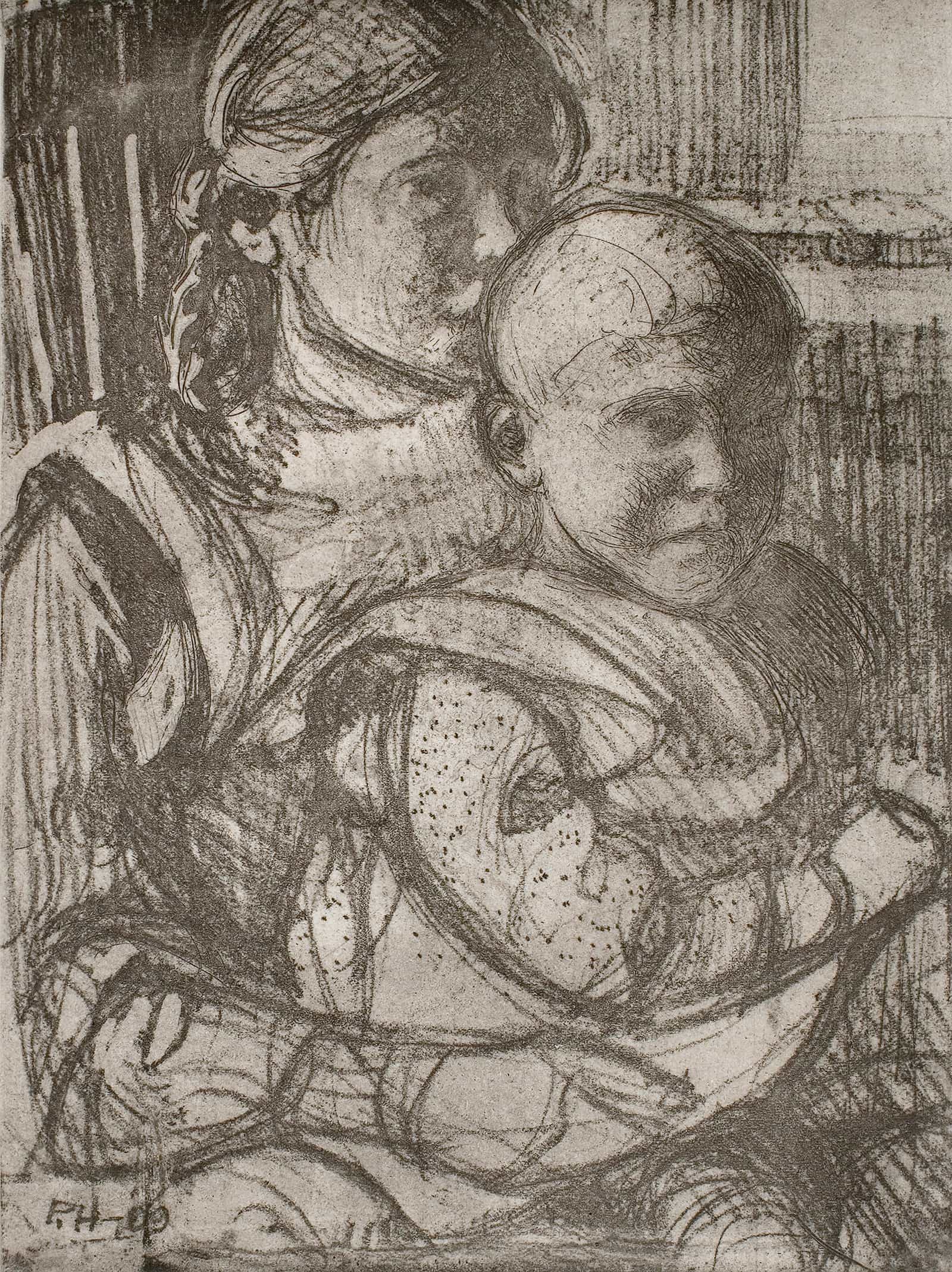 Anni And Elina by Pekka Halonen
